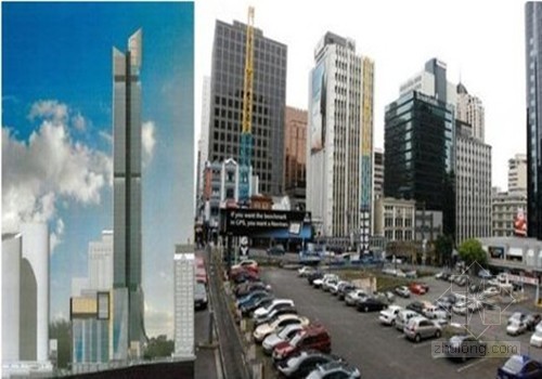 电影娱乐中心资料下载-奥克兰将建52层最高摩天楼 投资商来自中国