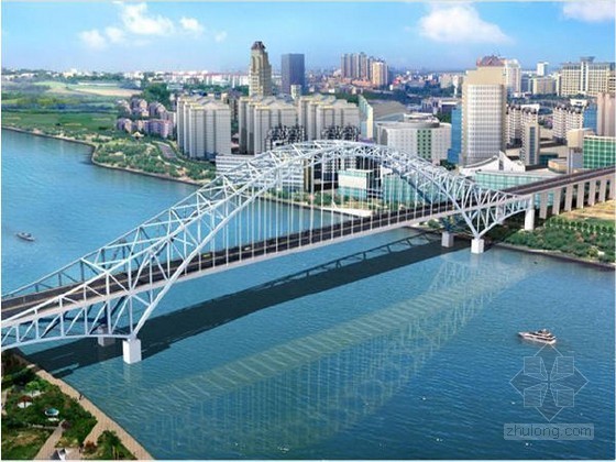 钢结构系杆拱桥施工预拱资料下载-珠海新地标：国内最大公路钢桁系杆拱桥