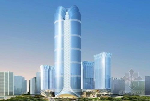 商业街的美陈资料下载-重庆将动工建第一高楼 470米高主楼仿佛盛开莲花