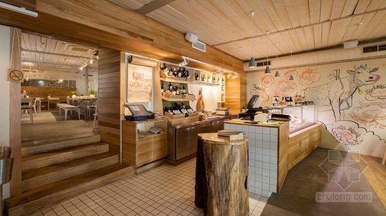 loft精品主题咖啡馆资料下载-环保材料装饰 别有一番风味咖啡馆室内设计
