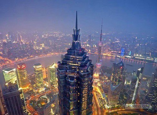 上海现代当代建筑资料下载-“中国当代十大建筑”评选入围之上海金茂大厦
