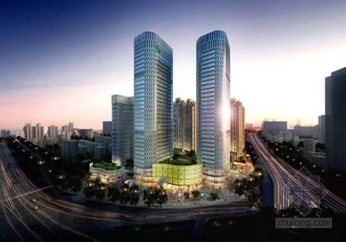 150平米效果图资料下载-深圳原特区外将现超高层建筑 150亿建双子塔楼 