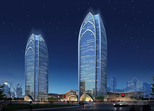 高楼单体su资料下载-乌鲁木齐第一高楼动工 总投资160亿元