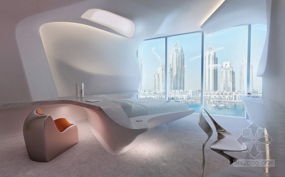 室内设计家园资料下载-扎哈•哈迪德完成迪拜opus办公楼室内设计