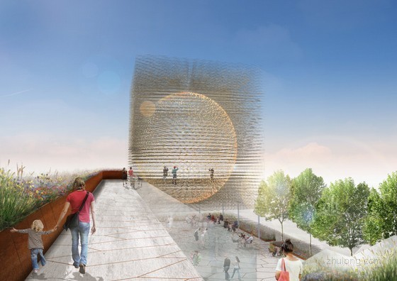 蜂巢景观设计资料下载-wolfgang buttress打造2015年米兰世博会英国馆
