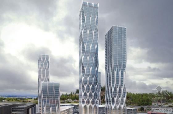 建筑竞赛最新资料下载-扎哈设计的瑞典200米最高建筑入围摩天楼竞赛