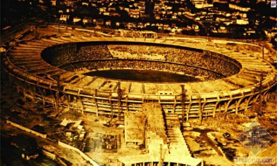 顶棚球场施工图资料下载-基督山下传奇球场马拉卡纳64年后再迎世界杯比赛