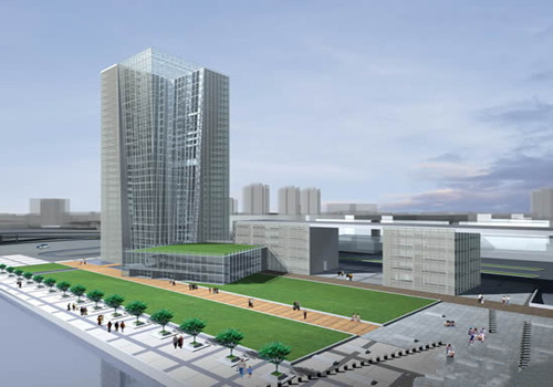 重庆炫彩酒店式公寓资料下载-重庆绿岛中心投资近70亿打造国际级CBD建筑群