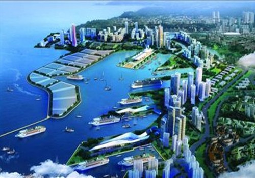 新型城镇化住区规划资料下载-揭青岛“邮轮母港城”千亿投资规划 打造10里黄金海岸
