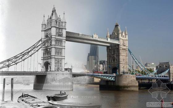 伦敦大桥设计图资料下载-桥梁风采：伦敦标志性大桥“历史与现实”的交织
