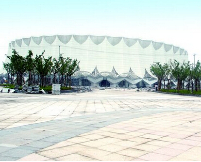 湖北体育中心景观文本资料下载-荆州新体育中心预计半月内可完工 将承办省运会