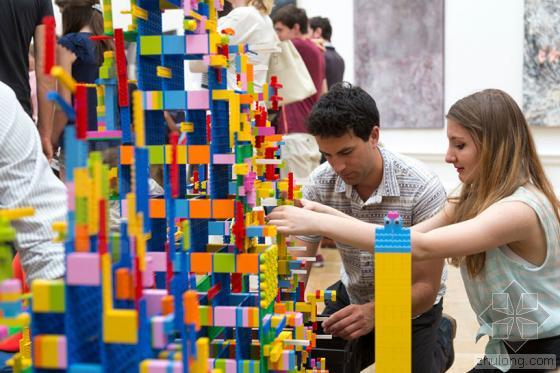 微型乐高城市资料下载-扎哈•哈迪德为伦敦建筑节而设计微型乐高城市