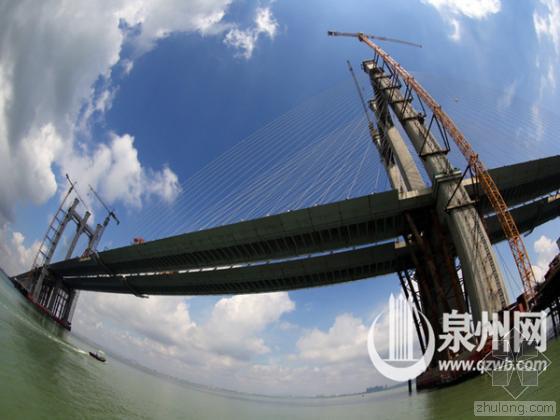 东海大桥引桥资料下载-福建在建最长桥梁 泉州湾跨海大桥工程盘点