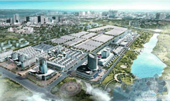 商业综合体市场前景资料下载-扬州大型商业综合体 轻纺城项目封顶