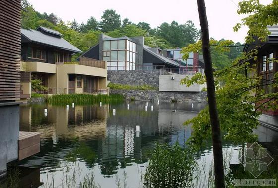 轻井泽虹夕诺雅度假村资料下载-日本村落要素主题度假旅馆 虹夕诺雅轻井泽