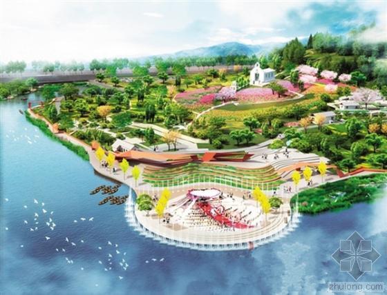 浮桥结构设计资料下载-“五星水库生态公园”方案出炉