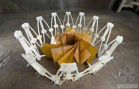 太阳能板建筑资料下载-美国宇航局最新设计：“太空花朵”折叠太阳能板
