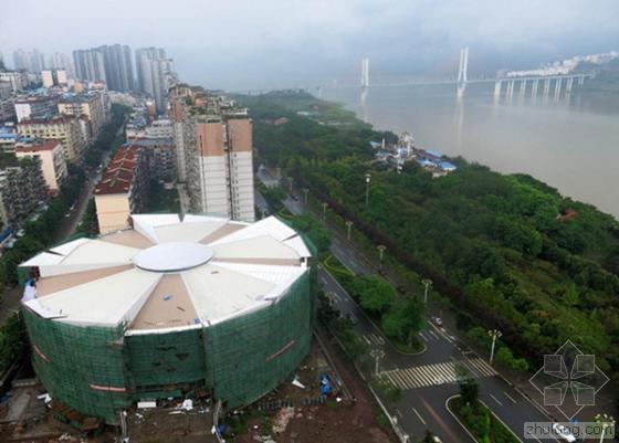 8000平米体育馆资料下载-重庆耗资8000万元打造形似巨大风扇“体育馆”