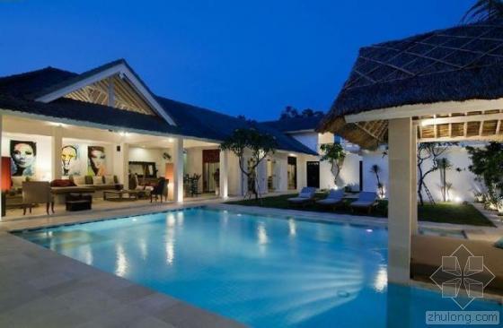 大型别墅装修设计资料下载-复古的风韵--巴厘岛度假别墅