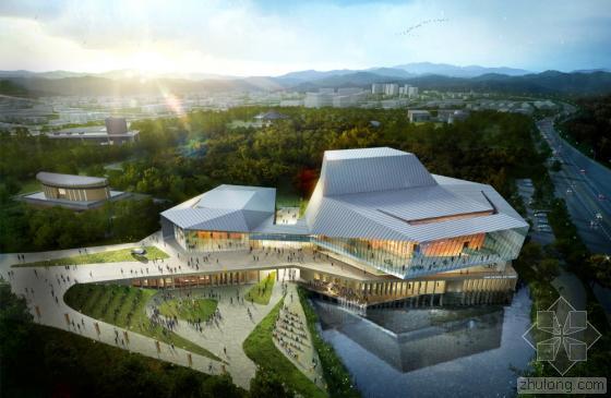 羌族民俗博物馆设计方案资料下载-韩国安山文化艺术中心最新方案出炉