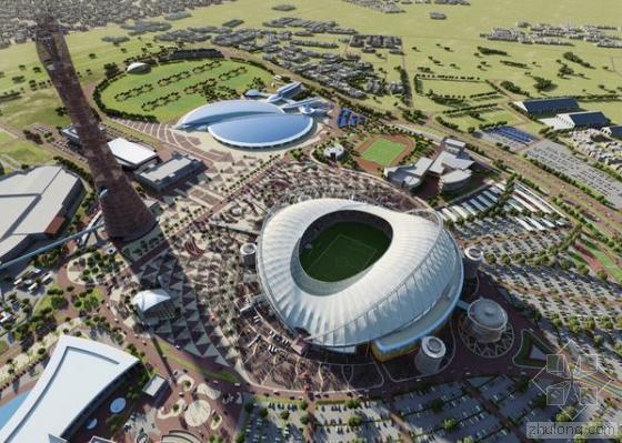 室内运动馆设计方案资料下载-卡塔尔公布第三座世界杯体育馆设计方案