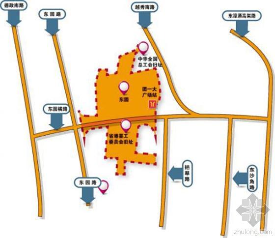 住宅地下停车空间资料下载-广州团一大广场拟造“湖”建三层地下空间