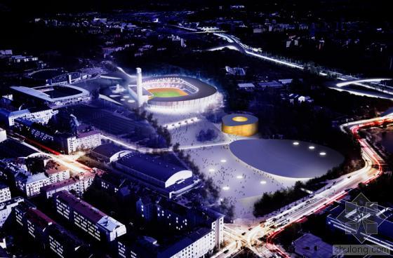 风雨球场建筑方案设计资料下载-K2S architects公布赫尔辛基多功能球场设计方案