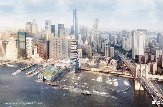 纽约SHoP建筑事务所资料下载-SHoP Architects纽约海港区美化规划方案亮相