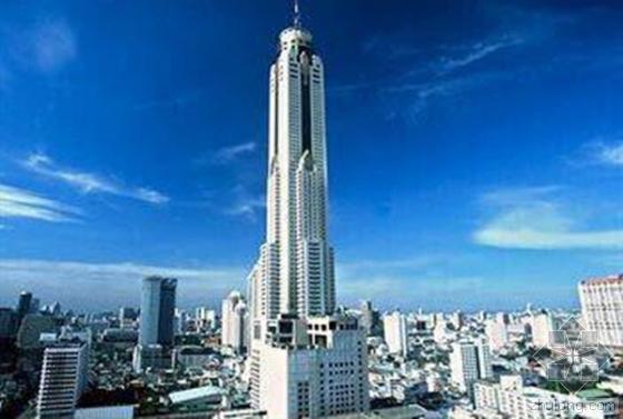 东南亚风格图片就资料下载-近观曼谷彩虹大楼 东南亚最高饭店位于其中