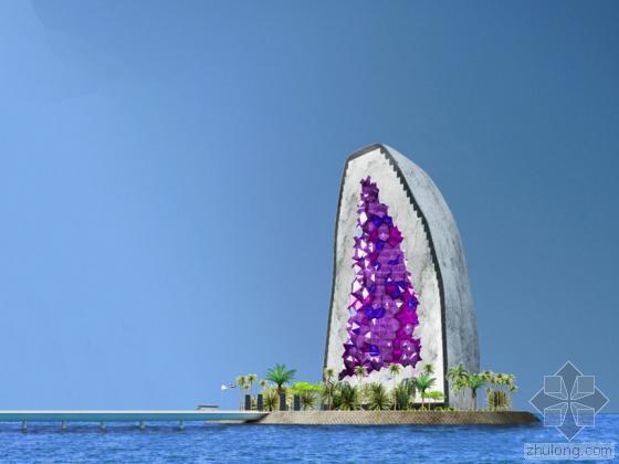 紫玥酒店装修概念设计方案资料下载-首座紫水晶梦幻酒店将在中国建成