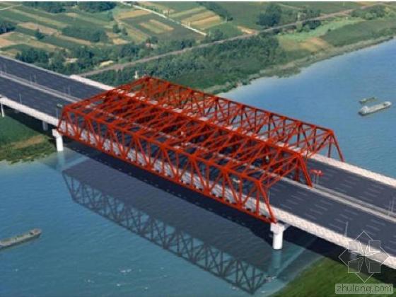 钢桁桥顶推施工方案资料下载-国内最宽钢桁梁桥顶推施工成功