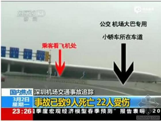 桥梁工程课程派出所资料下载-深圳高架桥看飞机车祸惨案9死22伤