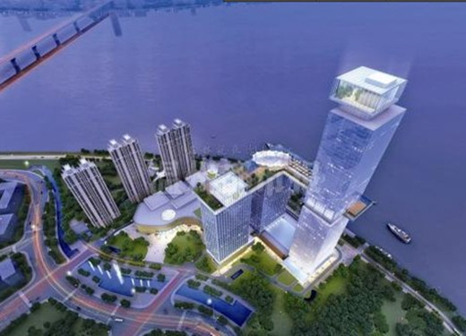 深圳中心超级综合体资料下载-新地标综合体温州中心投资60亿 360度视野288米高度