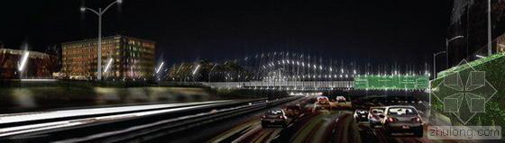 亚特兰大桥梁景观设计竞赛 五个方案最后决绝！-光亮桥梁Illuminated Gateway