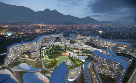 高密度公寓住宅资料下载-扎哈•哈迪德设计的墨西哥首个项目公布