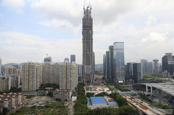 深圳防风方案资料下载-华南第一高楼戴1500吨“皇冠” 刷新深圳高度