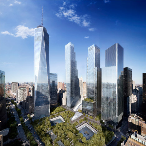 福斯特建筑事务所总部大楼资料下载-福斯特事务所被踢 BIG设计的世贸中心2号楼公布