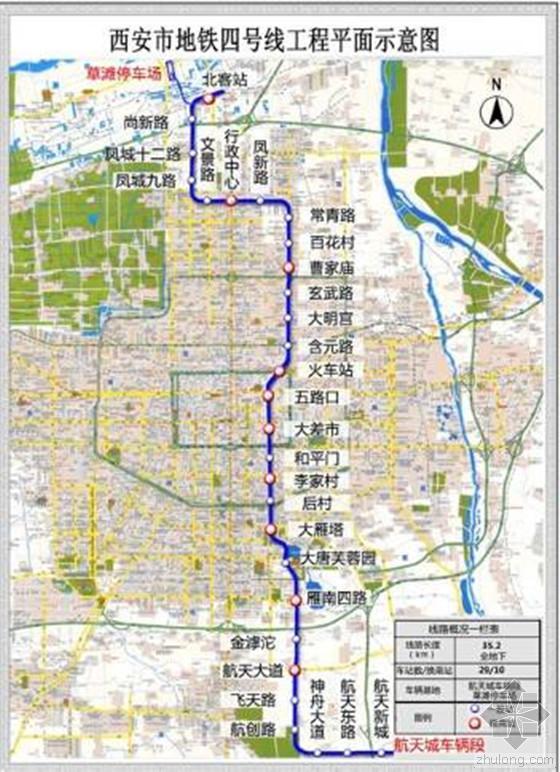 计划完成投资资料下载-西安重点项目完成投资1115亿 地铁4号线7车站封顶