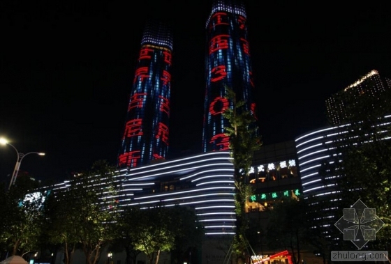 南昌市绿地双子塔资料下载-江西“双子塔”超越迪拜塔 刷新吉尼斯世界纪录
