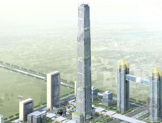混凝土冬季施工技术总结资料下载-天津117大厦621米混凝土泵送高度创吉尼斯世界纪录