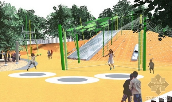 儿童游乐设计最新资料下载-新西兰地震后的游乐场重建 小学生参与设计