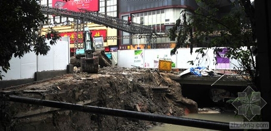 福州茶亭地下空间资料下载-福州南街地下空间完工 安泰河围堰拆除