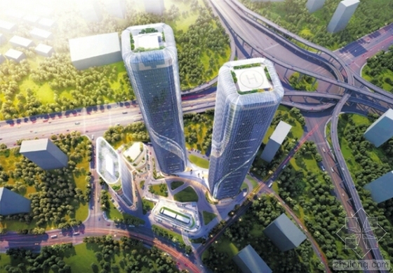 世界高层建筑高度排名资料下载-280米智慧之门将刷新杭州主城区新高度