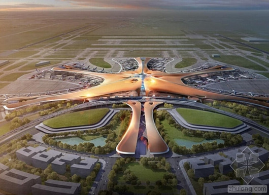 风貌工程预算书资料下载-北京新机场2040年建成 将成世界最大机场