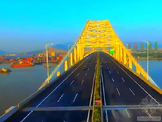 钢桁拱桥施工图资料下载-国内跨径最大钢桁拱桥“横琴二桥”通车