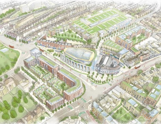 英国小区规划设计方案资料下载-再发展 英国Catford区新规划方案出台