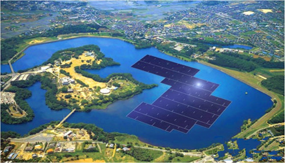 光伏电站工程量资料下载-日本建设世界最大水上百万光伏电站 输出功率13.7MW