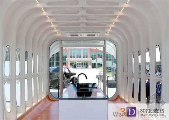 3d模型手机展示资料下载-ORNL与SOM合作打造世界最大3D打印聚合物建筑