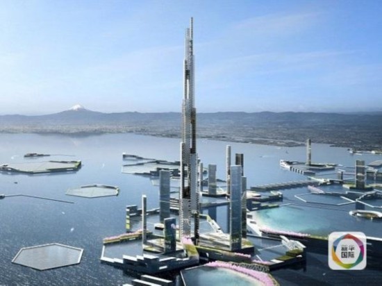 克拉玛依世界石油之城资料下载-日本拟建1700米高“天空之城” 超越迪拜