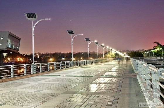 照明路灯公司资料下载-拉斯维加斯出现利用行人走路充电的路灯